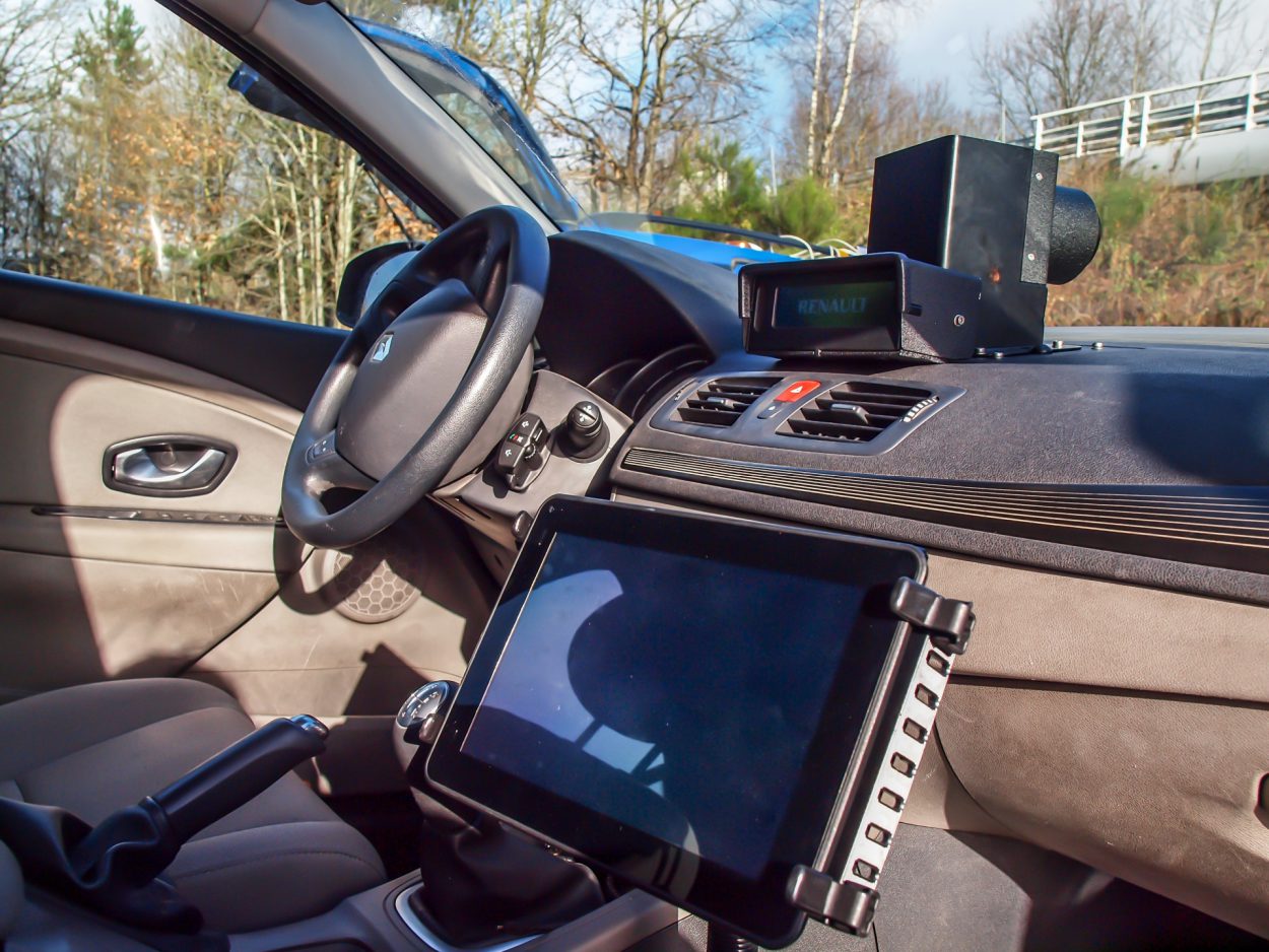 Concealed Hidden Covert In-vehicle automated enforcement system